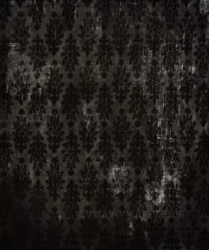 Black Damask Backdrop for Photography