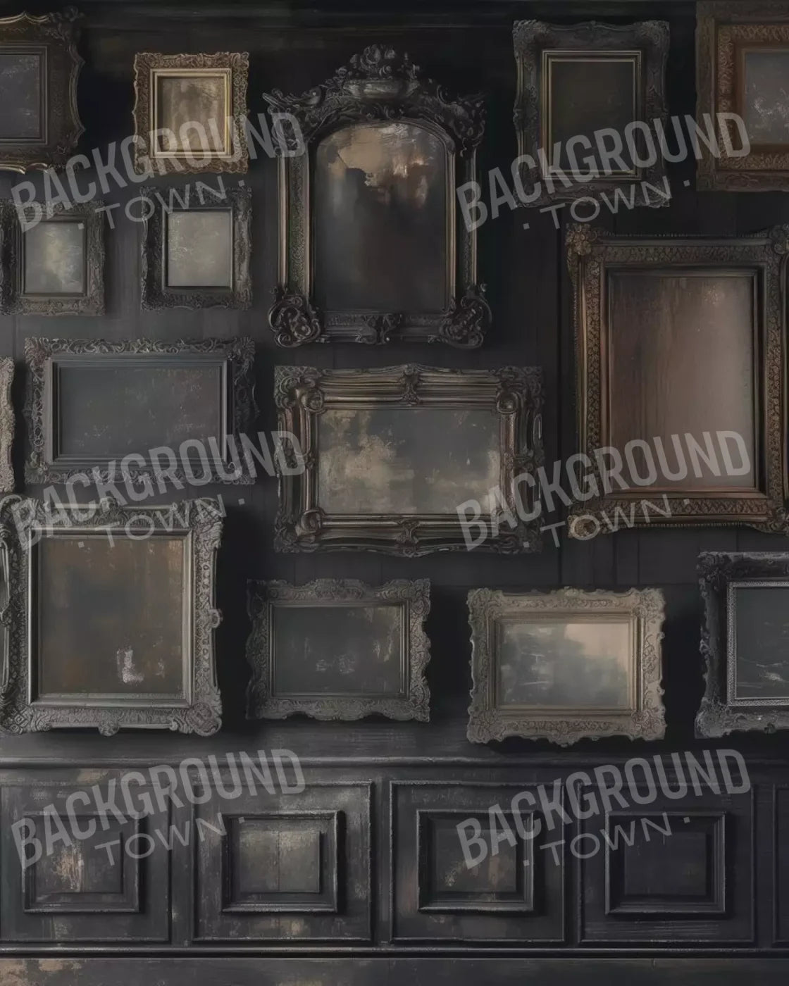 Gothic Victorian Wall I 8’X10’ Fleece (96 X 120 Inch) Backdrop