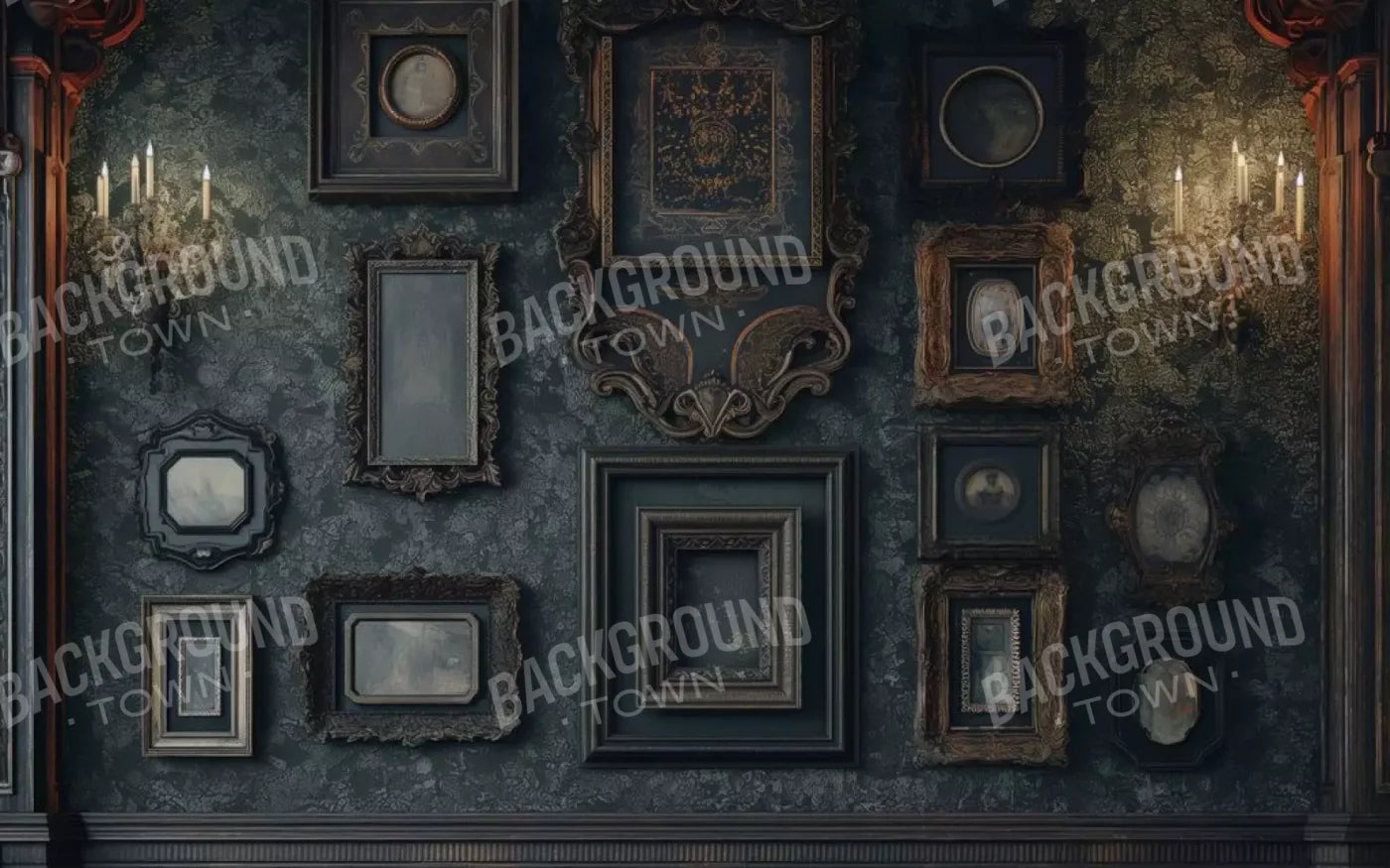 Gothic Victorian Wall 8’X5’ Ultracloth (96 X 60 Inch) Backdrop