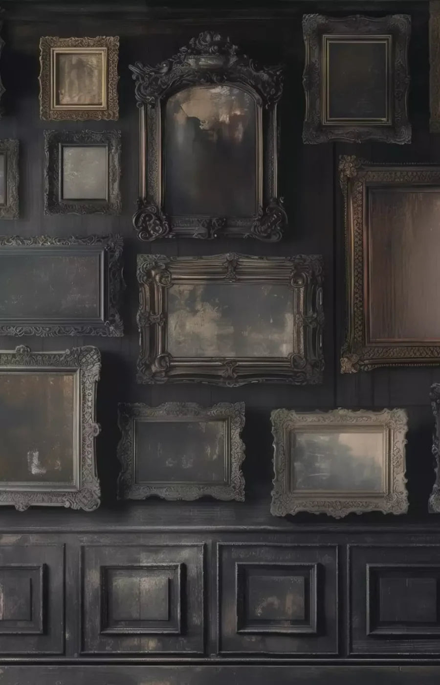 Gothic Victorian Wall I 9’X14’ Ultracloth (108 X 168 Inch) Backdrop