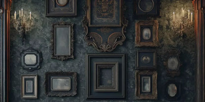 Gothic Victorian Wall 20’X10’ Ultracloth (240 X 120 Inch) Backdrop