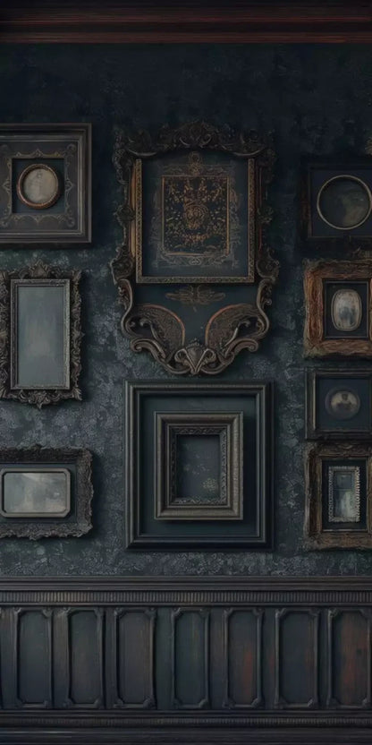 Gothic Victorian Wall 8’X16’ Ultracloth (96 X 192 Inch) Backdrop