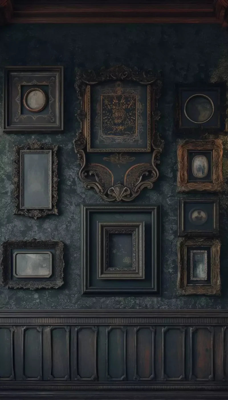 Gothic Victorian Wall 8’X14’ Ultracloth (96 X 168 Inch) Backdrop