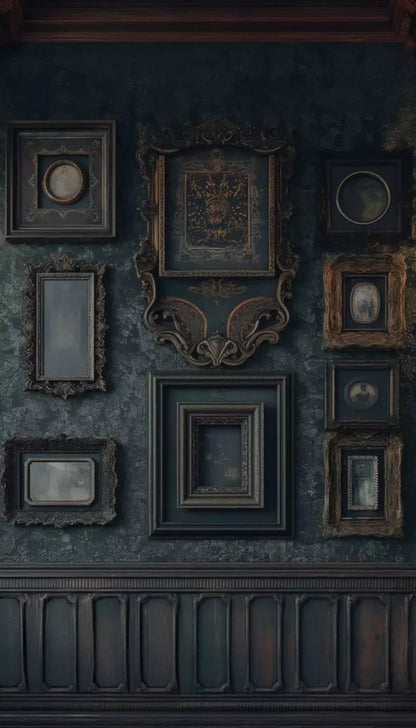 Gothic Victorian Wall 8’X14’ Ultracloth (96 X 168 Inch) Backdrop