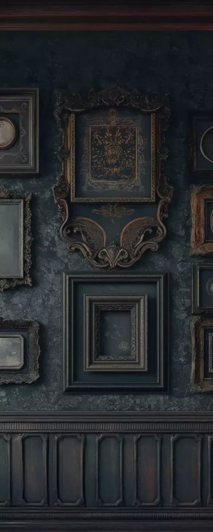 Gothic Victorian Wall 8’X20’ Ultracloth (96 X 240 Inch) Backdrop