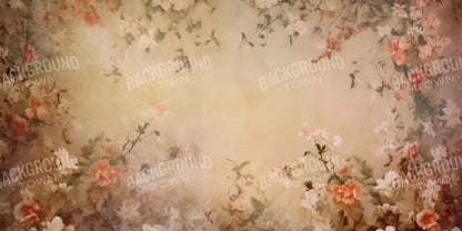 Graceful Dusty Flower Painting Ii 16’X8’ Ultracloth (192 X 96 Inch) Backdrop