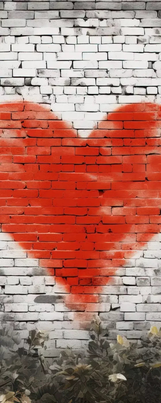 Graffitti Heart I Backdrop
