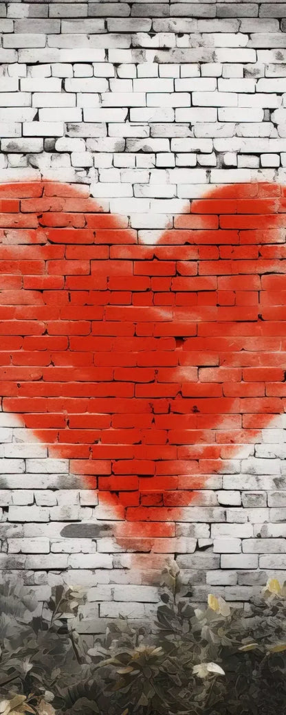 Graffitti Heart I Backdrop