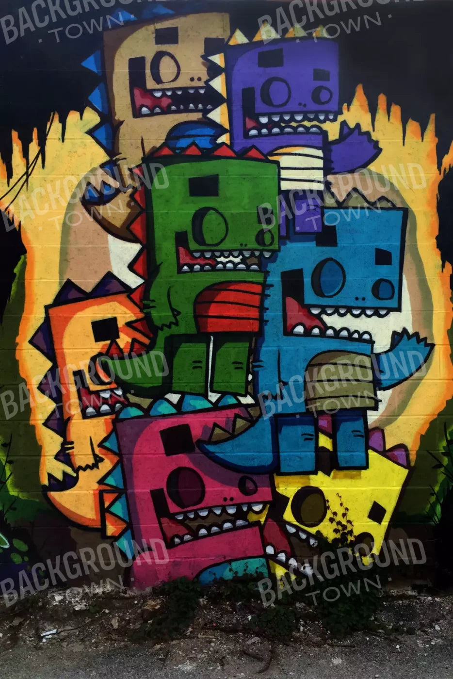 Graffiti1 5X8 Ultracloth ( 60 X 96 Inch ) Backdrop