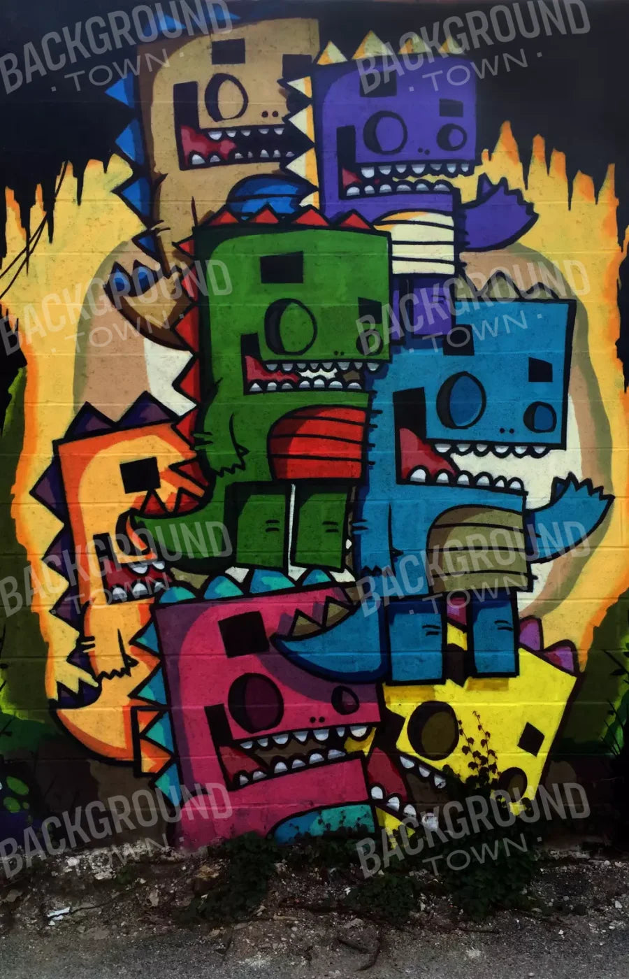 Graffiti1 8X12 Ultracloth ( 96 X 144 Inch ) Backdrop