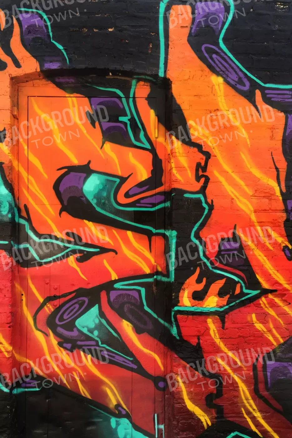 Graffiti2 5X8 Ultracloth ( 60 X 96 Inch ) Backdrop