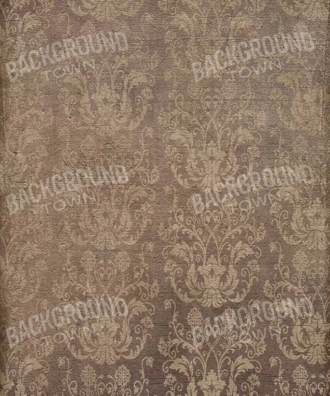 Brown Damask Backdrop for Photography