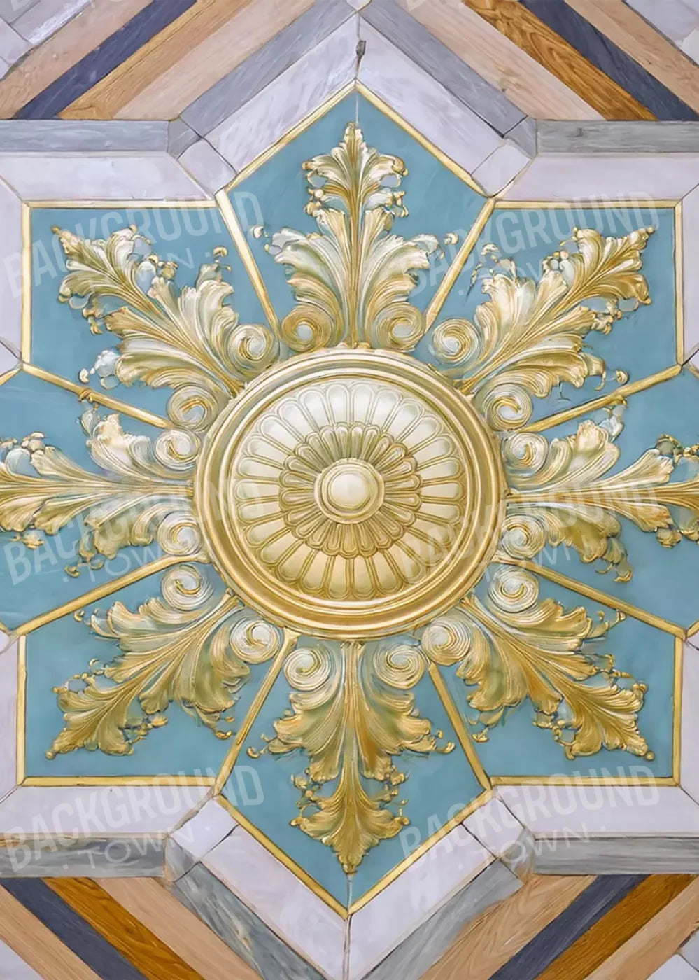 Grand Ballroom Medallion Ii 5’X7’ Ultracloth (60 X 84 Inch) Backdrop