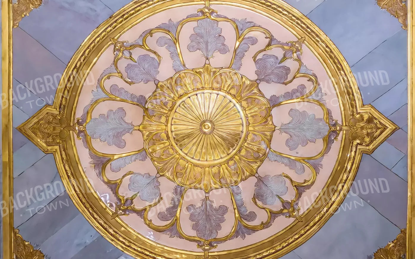 Grand Ballroom Medallion 16’X10’ Ultracloth (192 X 120 Inch) Rubbermat Floor