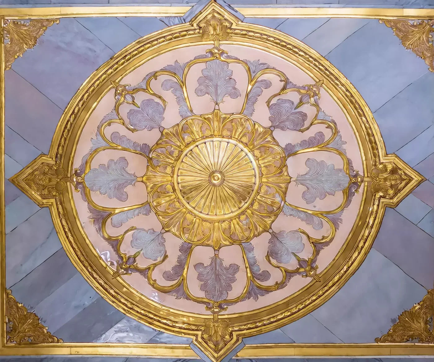 Grand Ballroom Medallion Rubbermat Floor