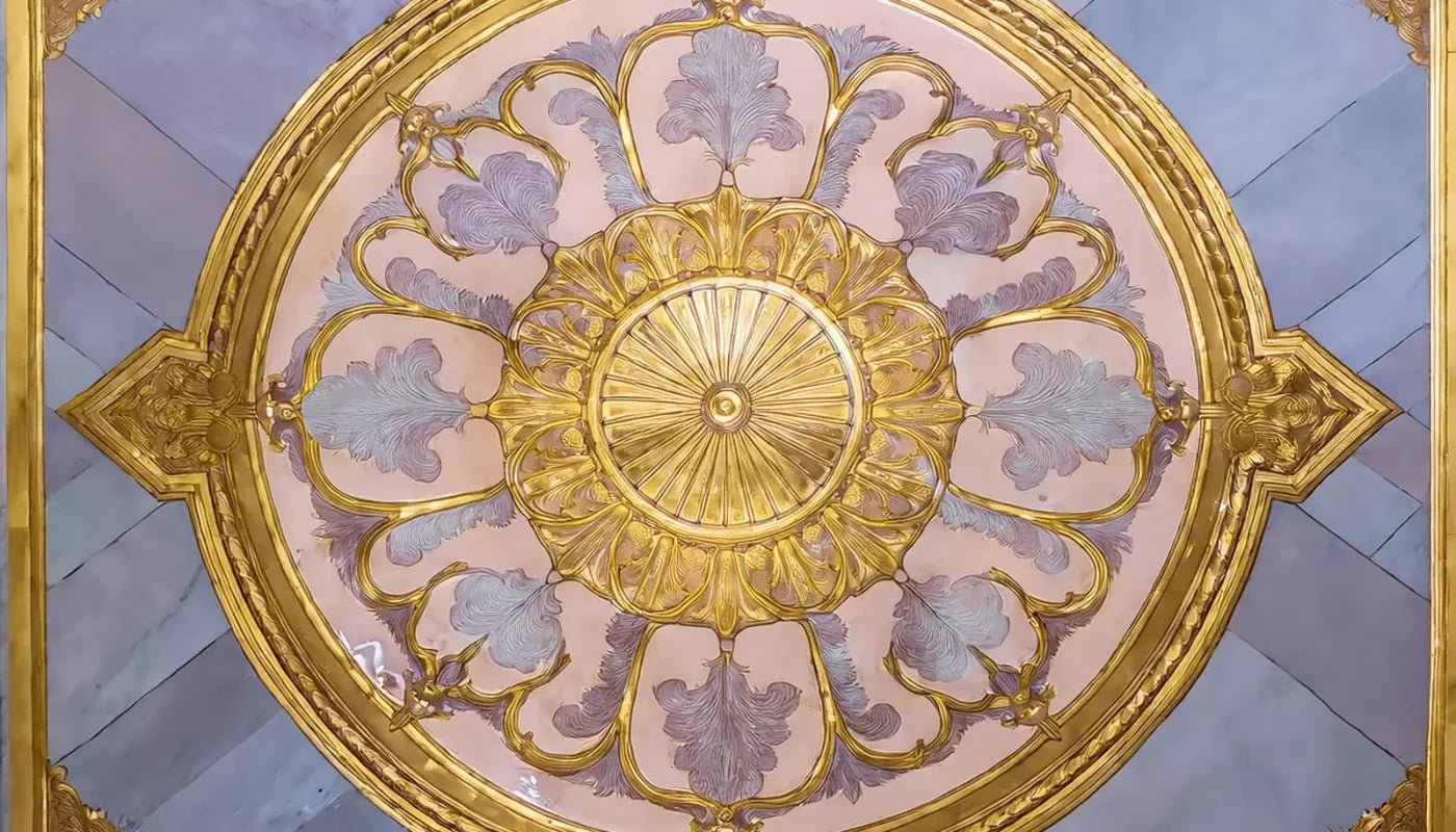 Grand Ballroom Medallion Rubbermat Floor