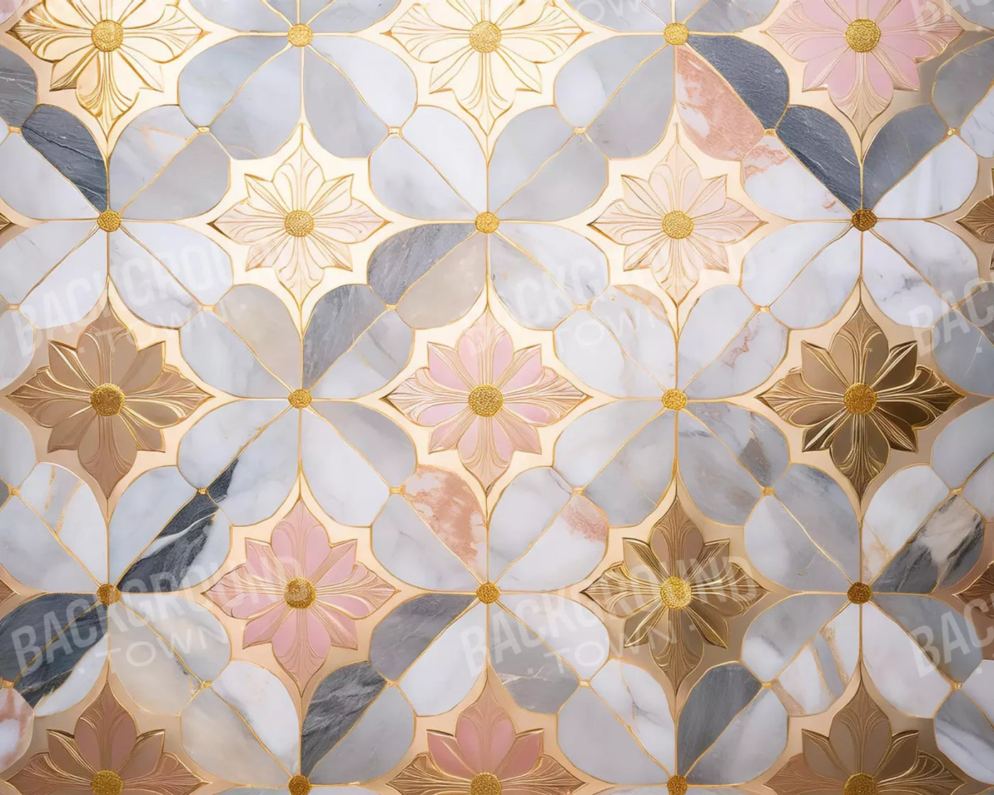 Grand Castle Floor Iii 10’X8’ Rubbermat (120 X 96 Inch)
