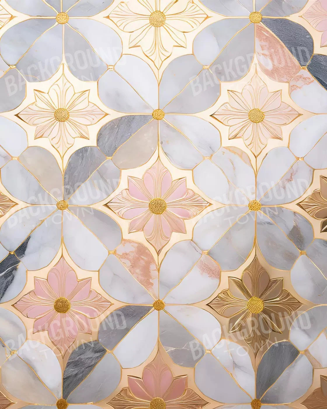 Gray Ballroom RubberMat Floor Backdrop for Photography