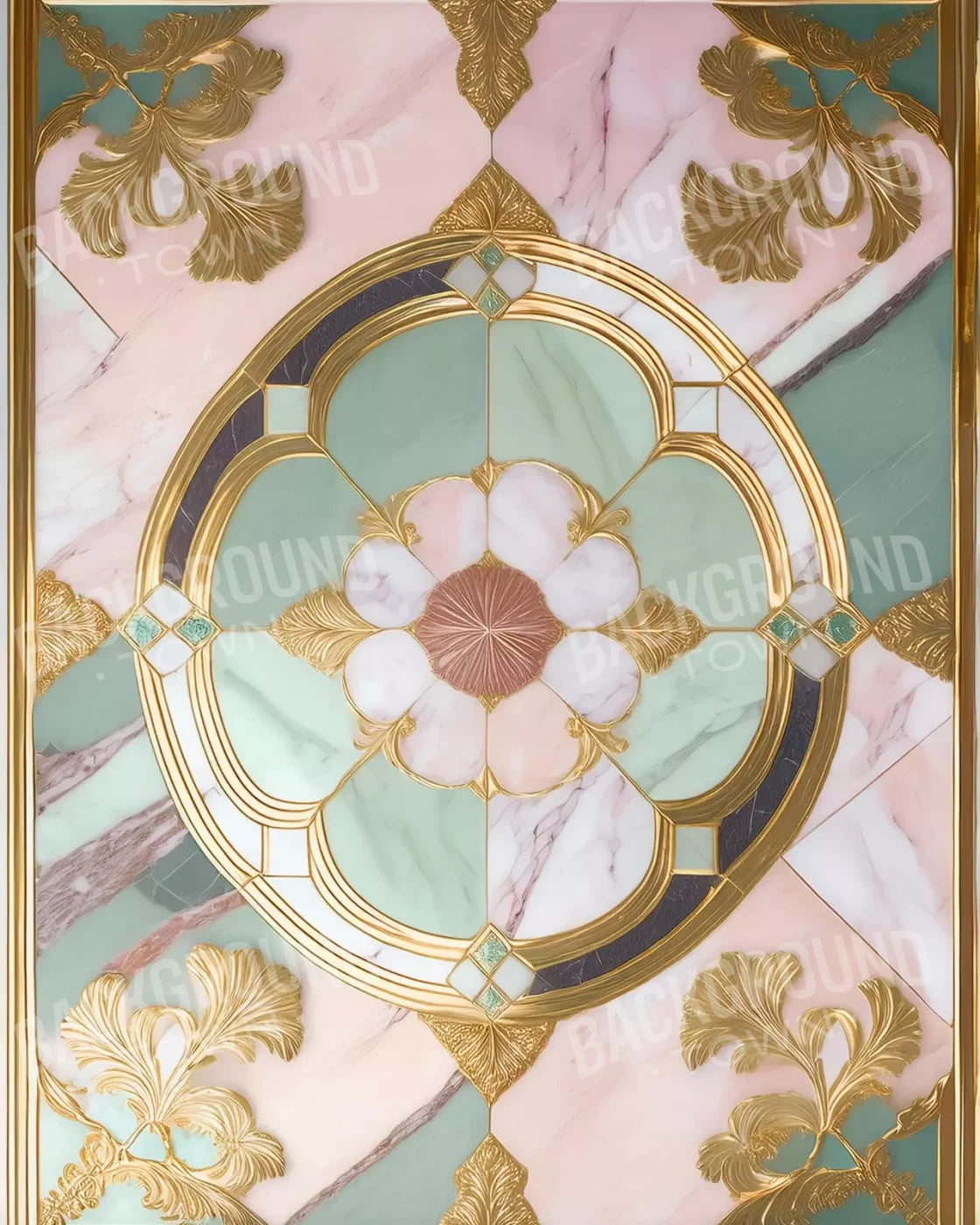 Grand Castle Floor Iv 8’X10’ Rubbermat (96 X 120 Inch)