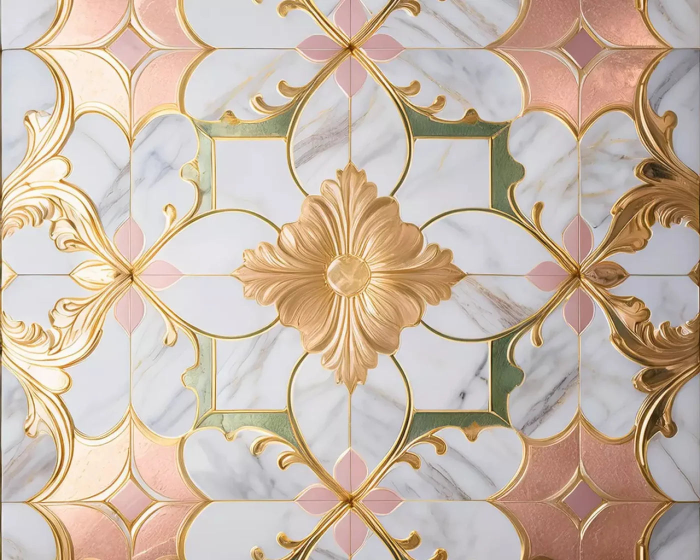 Grand Castle Floor Vi 10’X8’ Rubbermat (120 X 96 Inch)