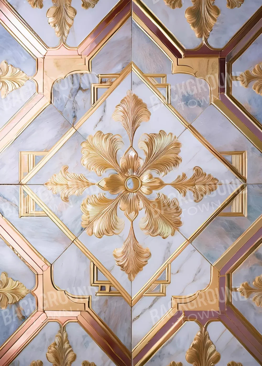 Grand Castle Floor I 5’X7’ Rubbermat (60 X 84 Inch)