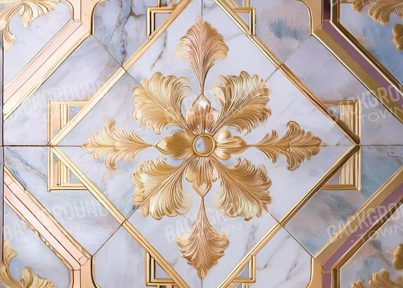 Grand Castle Floor I 7’X5’ Rubbermat (84 X 60 Inch)