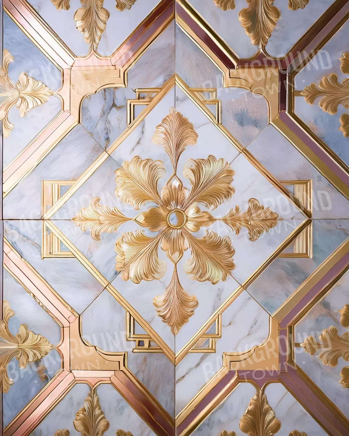 Grand Castle Floor I 8’X10’ Rubbermat (96 X 120 Inch)