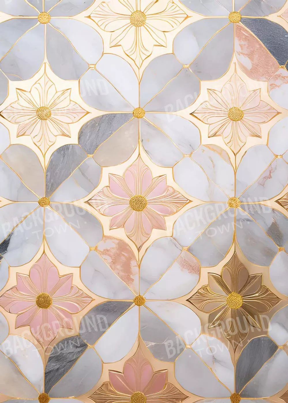 Grand Castle Floor Iii 5’X7’ Rubbermat (60 X 84 Inch)