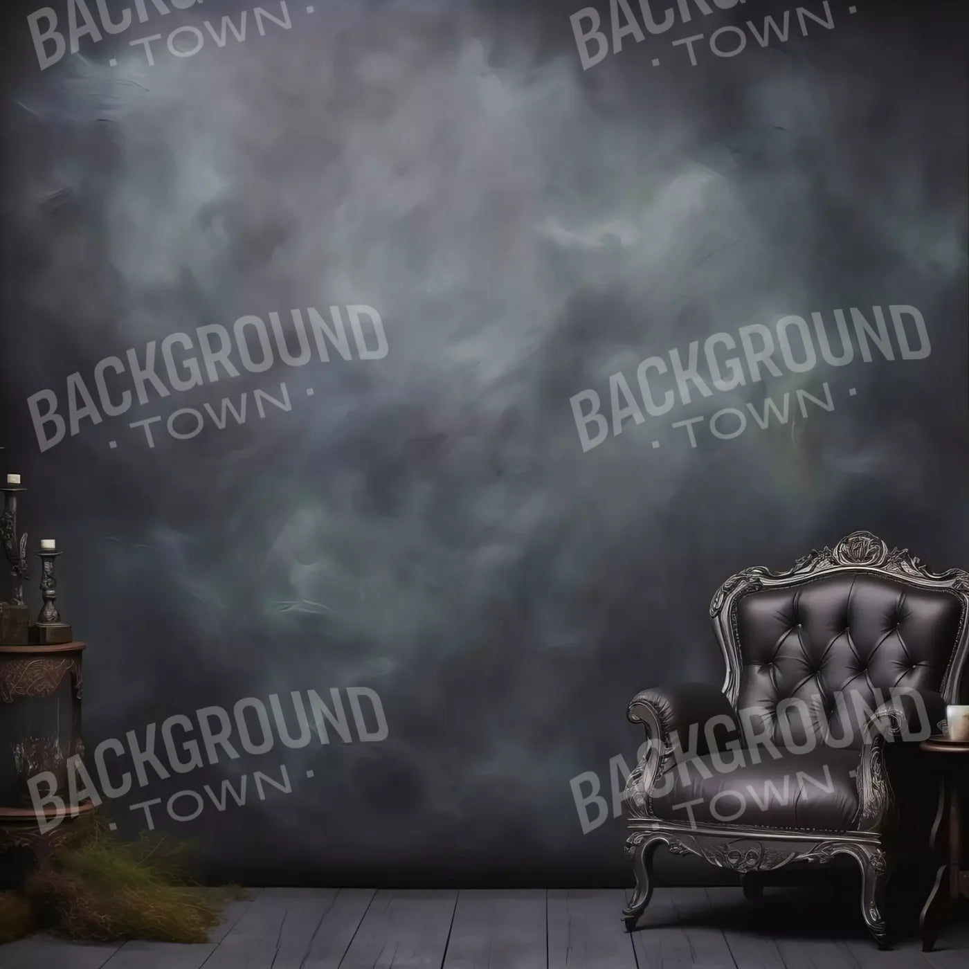 Gray Amor Wall 8’X8’ Fleece (96 X Inch) Backdrop
