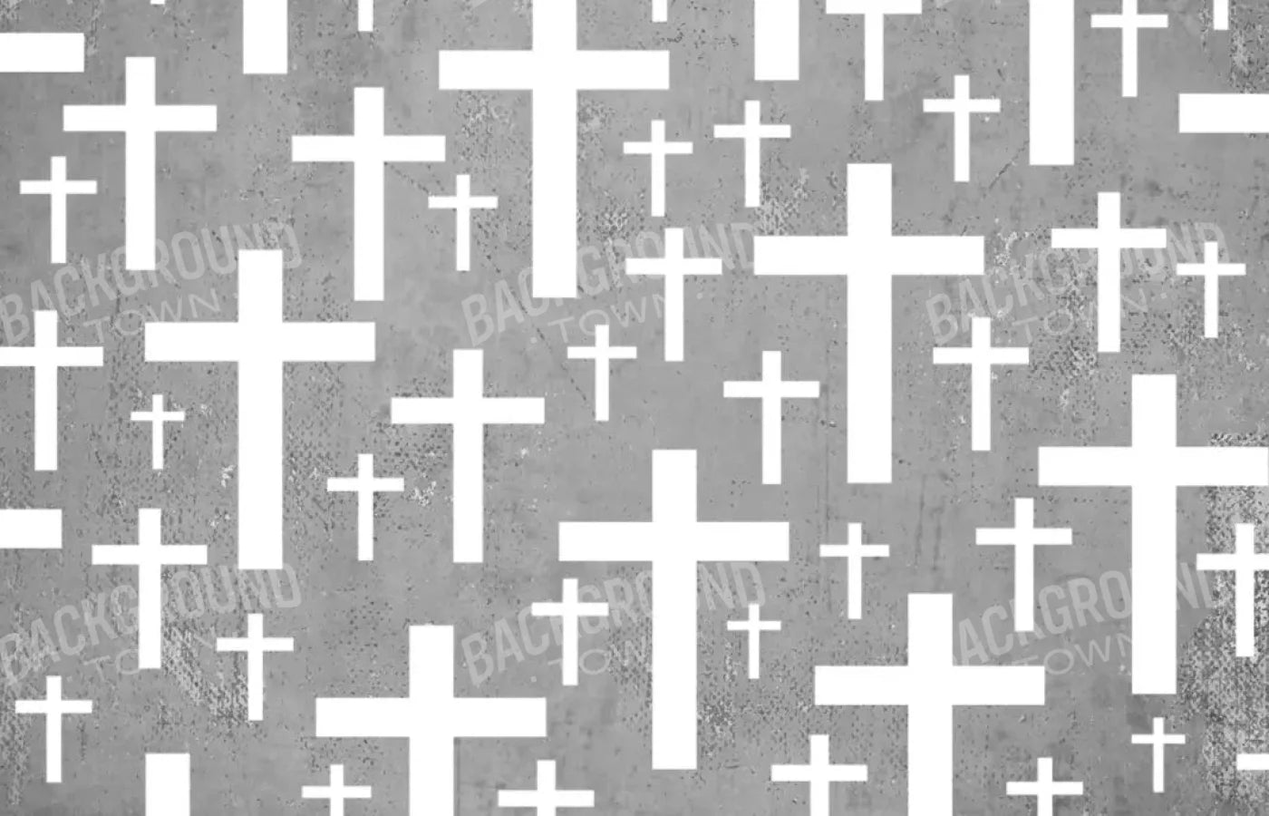 Grey Cross 12X8 Ultracloth ( 144 X 96 Inch ) Backdrop