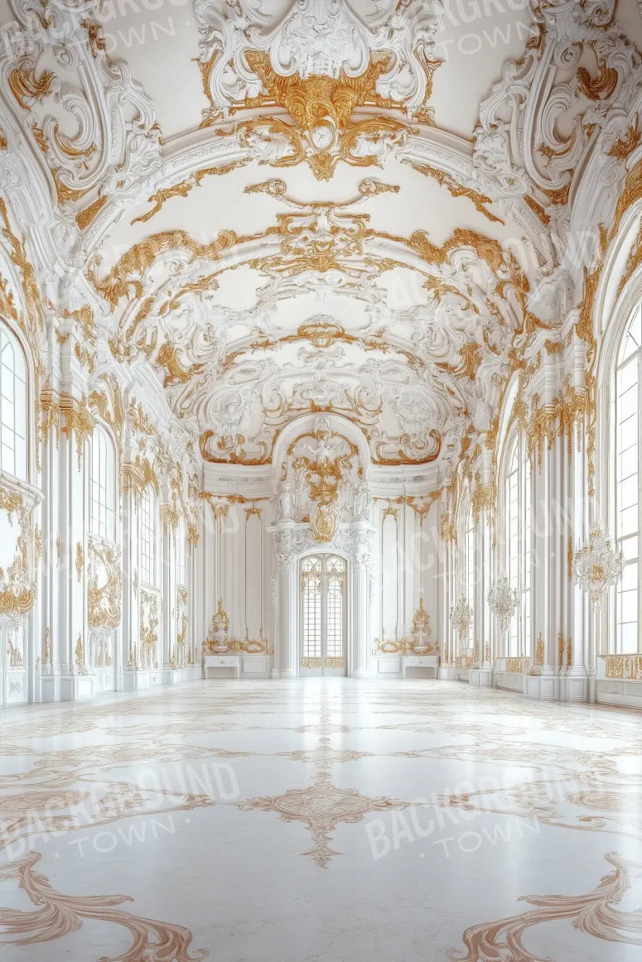 Grecian Castle 8’x12’ UltraCloth (96 x 144 inch) Backdrop