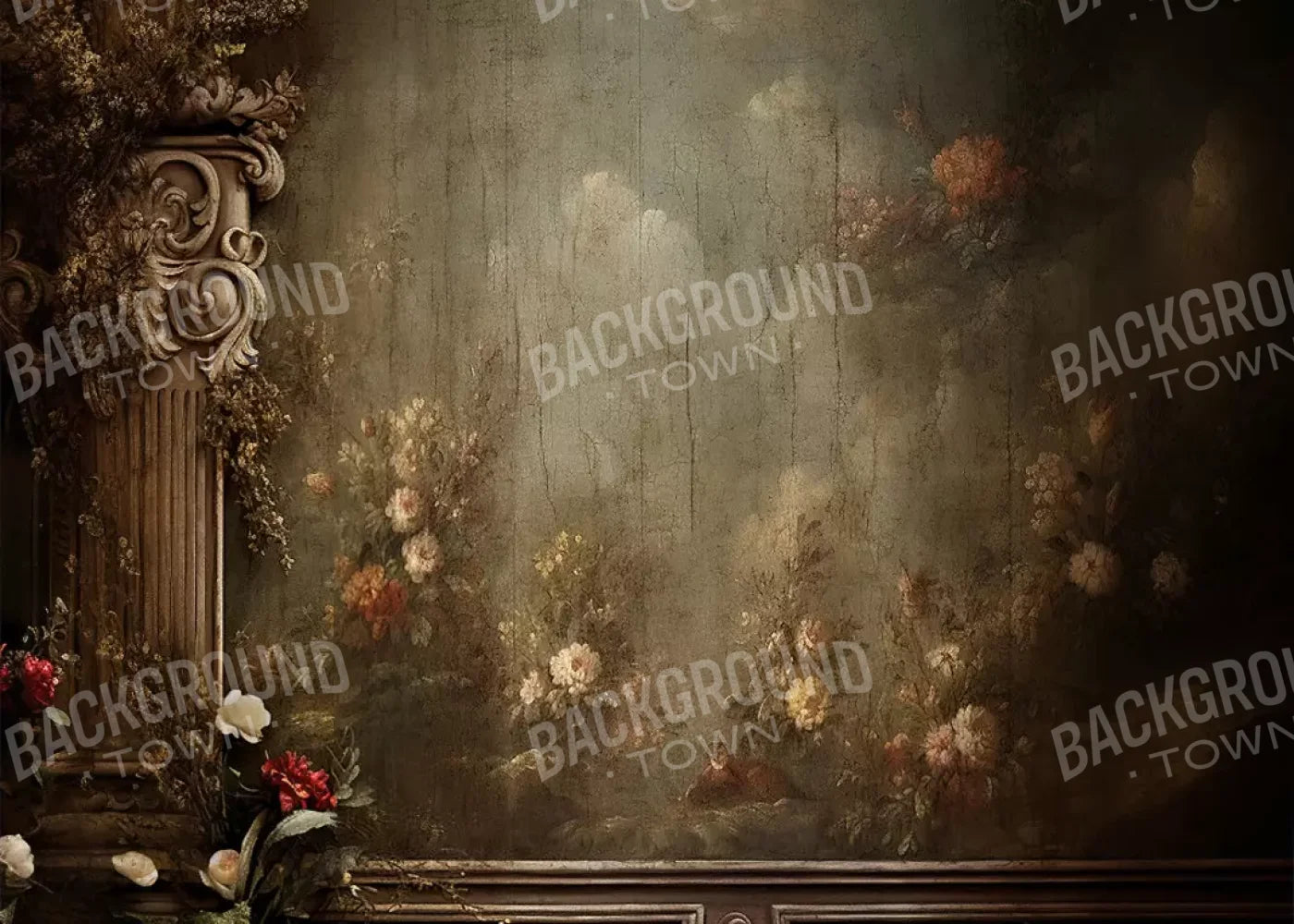 Greco Wall Iii Close 7’X5’ Ultracloth (84 X 60 Inch) Backdrop