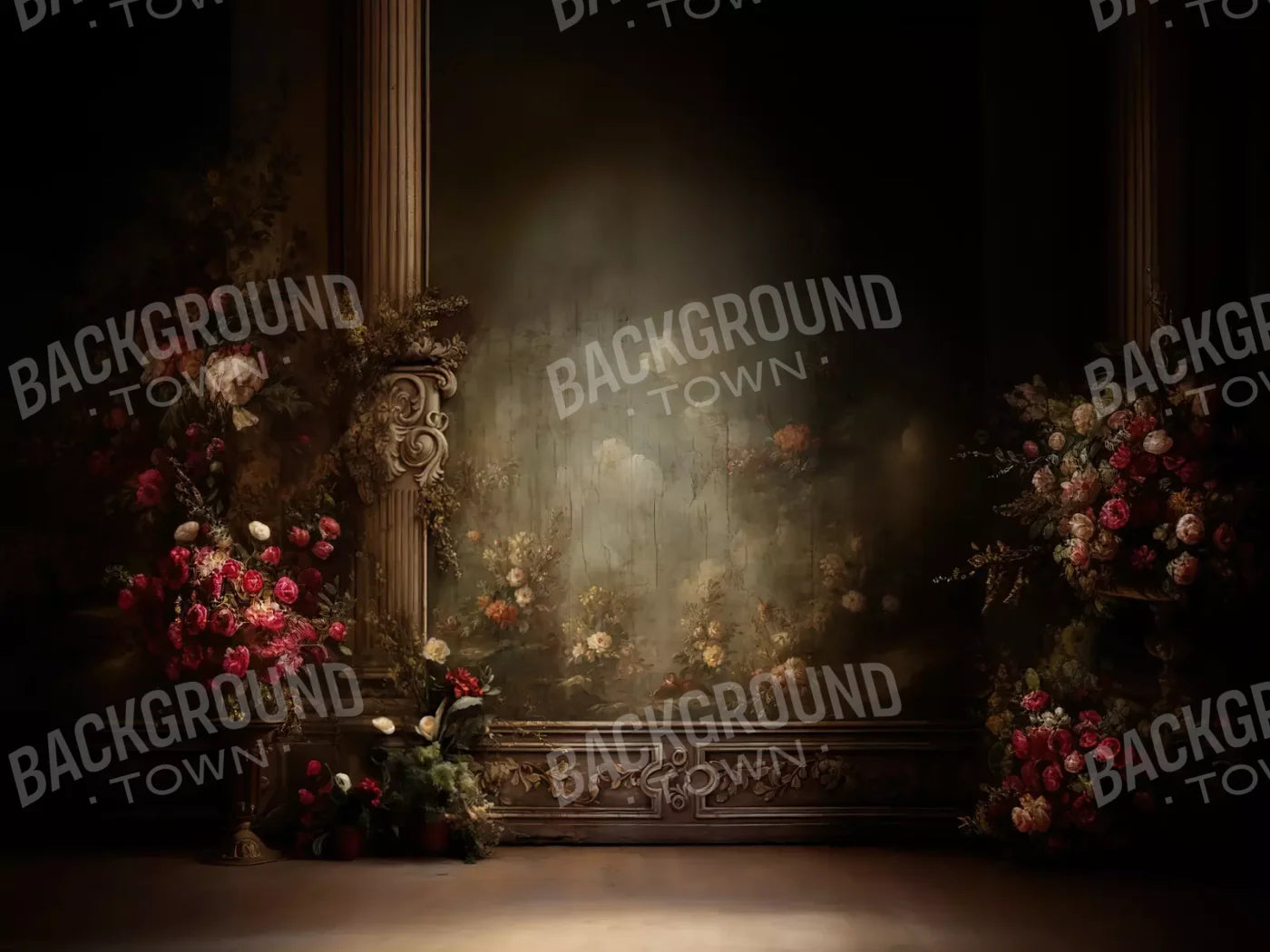 Greco Wall Iii Landscape 6’8X5’ Fleece (80 X 60 Inch) Backdrop