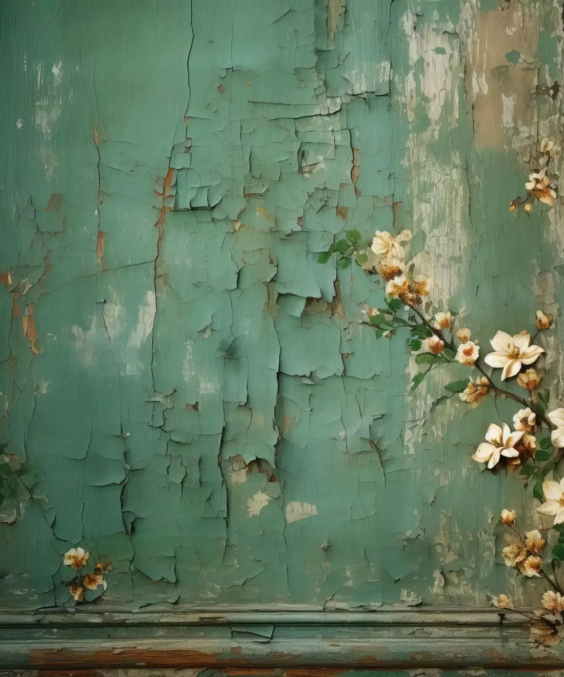 Green Elegant Fine Art Backdrop for Photography