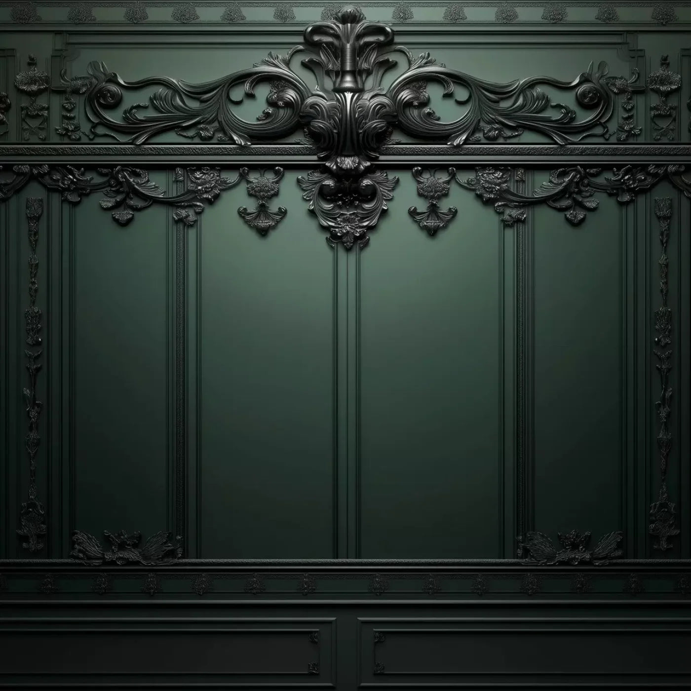 Green Elegant Wall 2 10’X10’ Ultracloth (120 X Inch) Backdrop