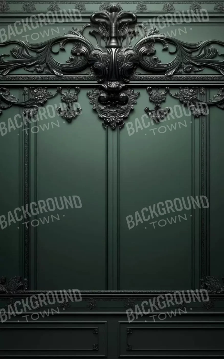 Green Elegant Wall 2 10’X16’ Ultracloth (120 X 192 Inch) Backdrop