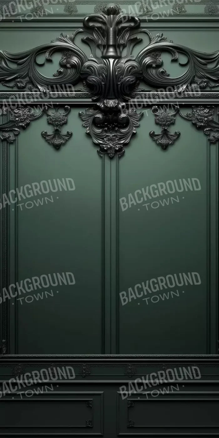 Green Elegant Wall 2 10’X20’ Ultracloth (120 X 240 Inch) Backdrop