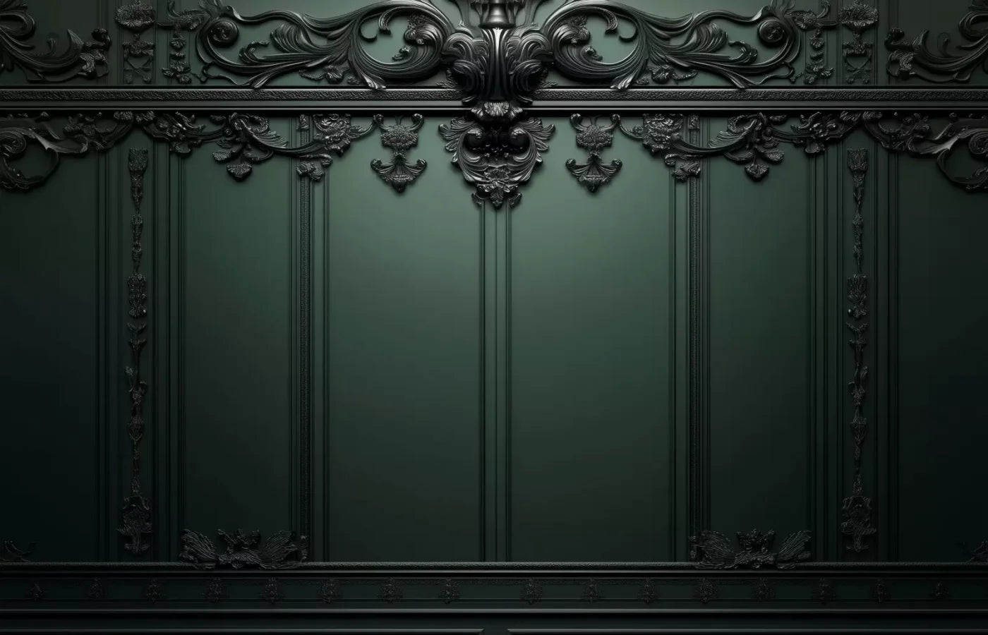 Green Elegant Wall 2 14’X9’ Ultracloth (168 X 108 Inch) Backdrop