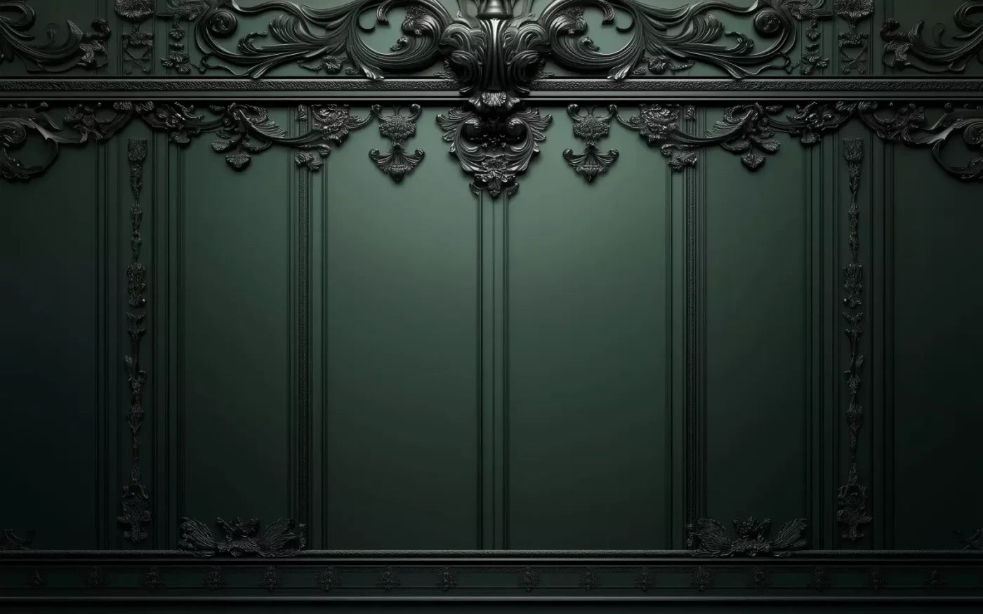 Green Elegant Wall 2 8’X5’ Ultracloth (96 X 60 Inch) Backdrop