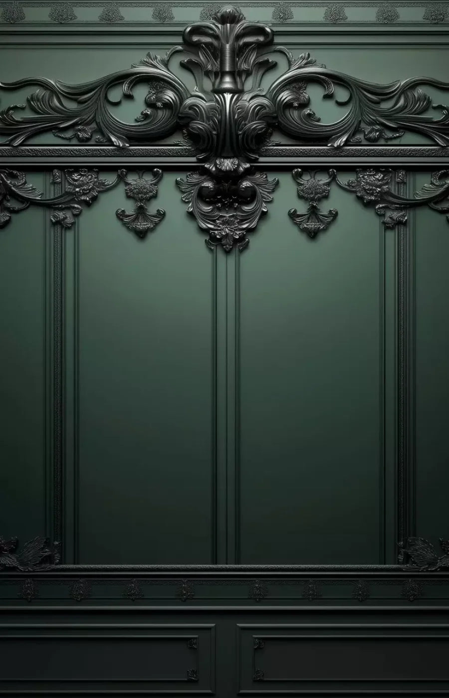 Green Elegant Wall 2 9’X14’ Ultracloth (108 X 168 Inch) Backdrop