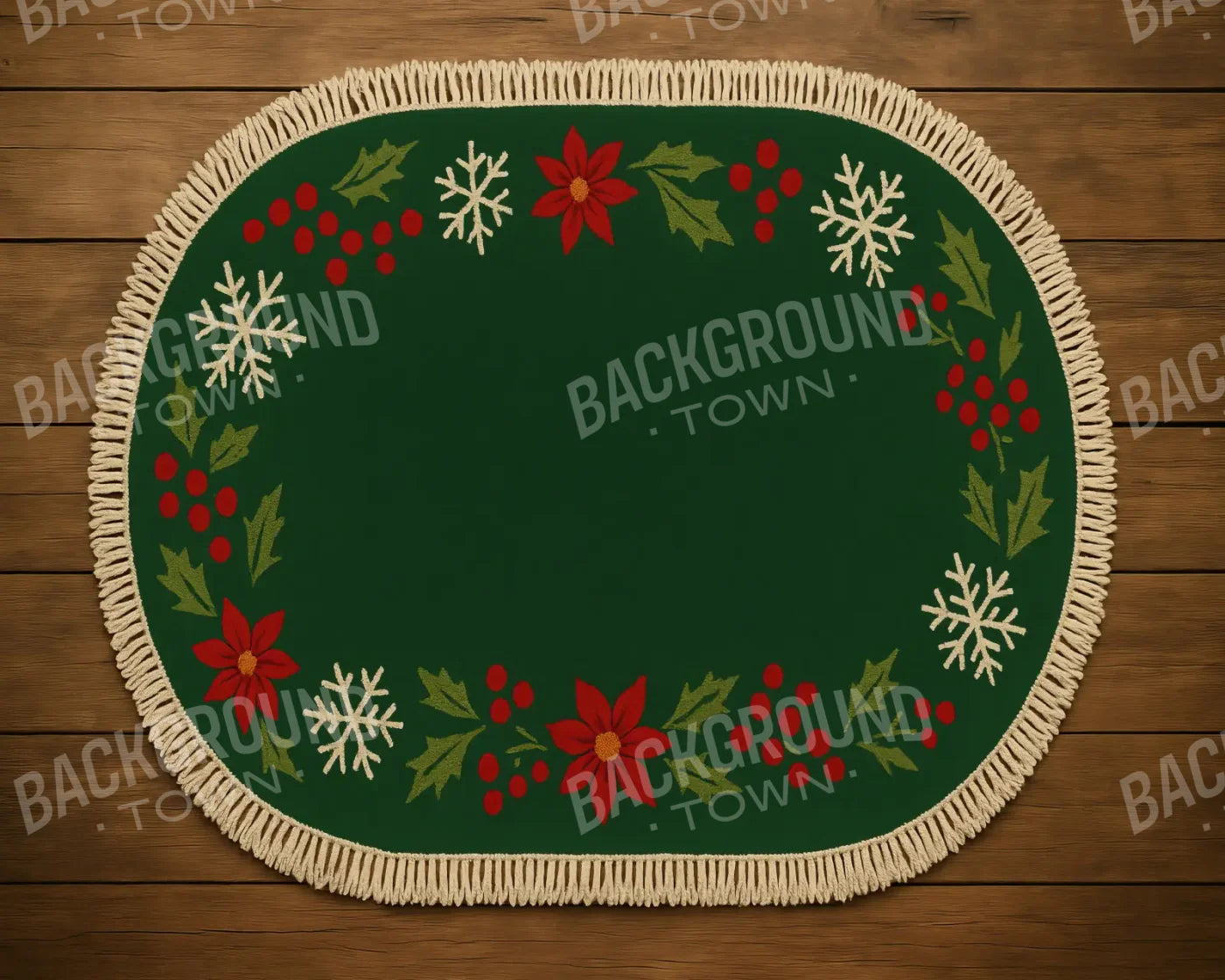 Green Floor 10’x8’ Fleece (120 x 96 inch) Backdrop