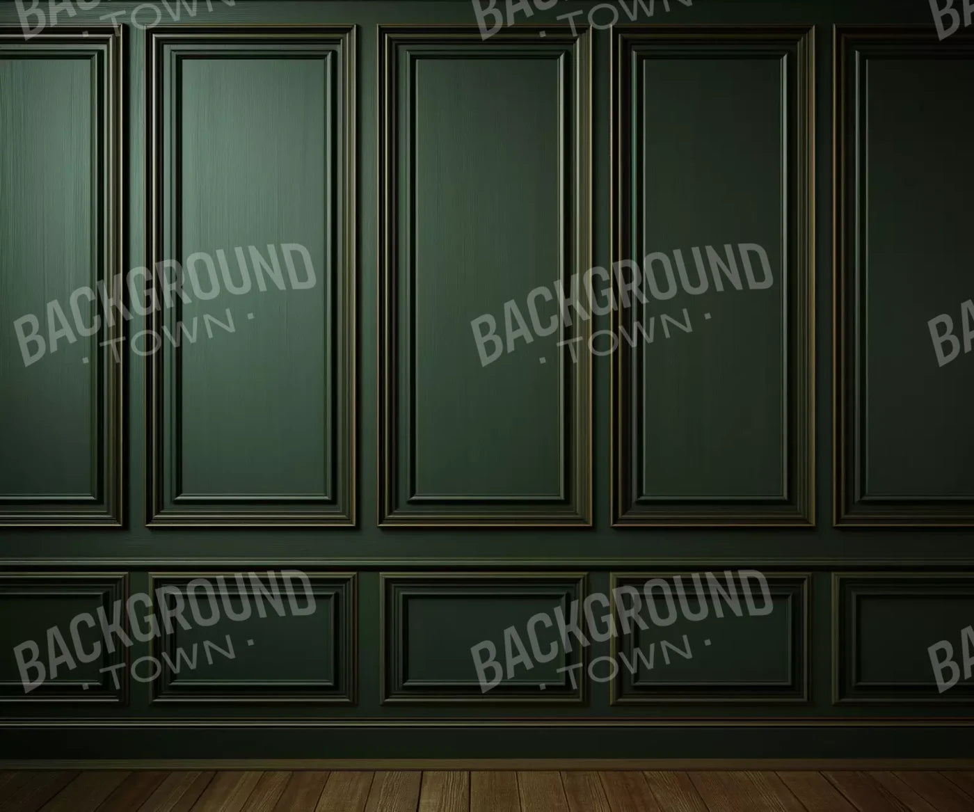 Green Panel Wall 3 12’X10’ Ultracloth (144 X 120 Inch) Backdrop