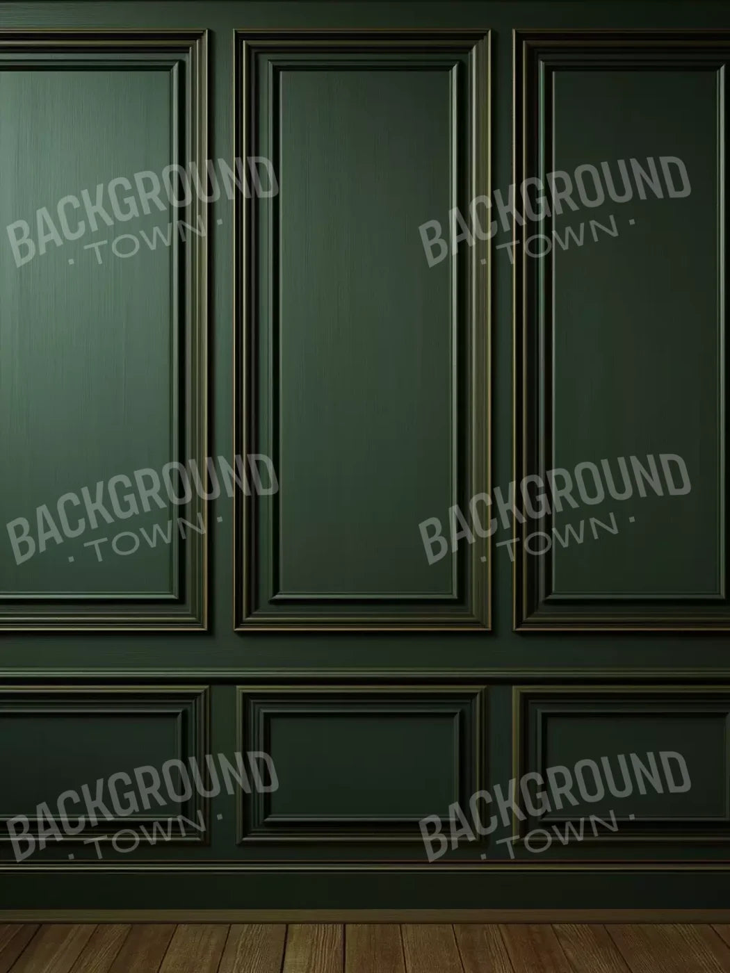 Green Panel Wall 3 5’X6’8 Fleece (60 X 80 Inch) Backdrop