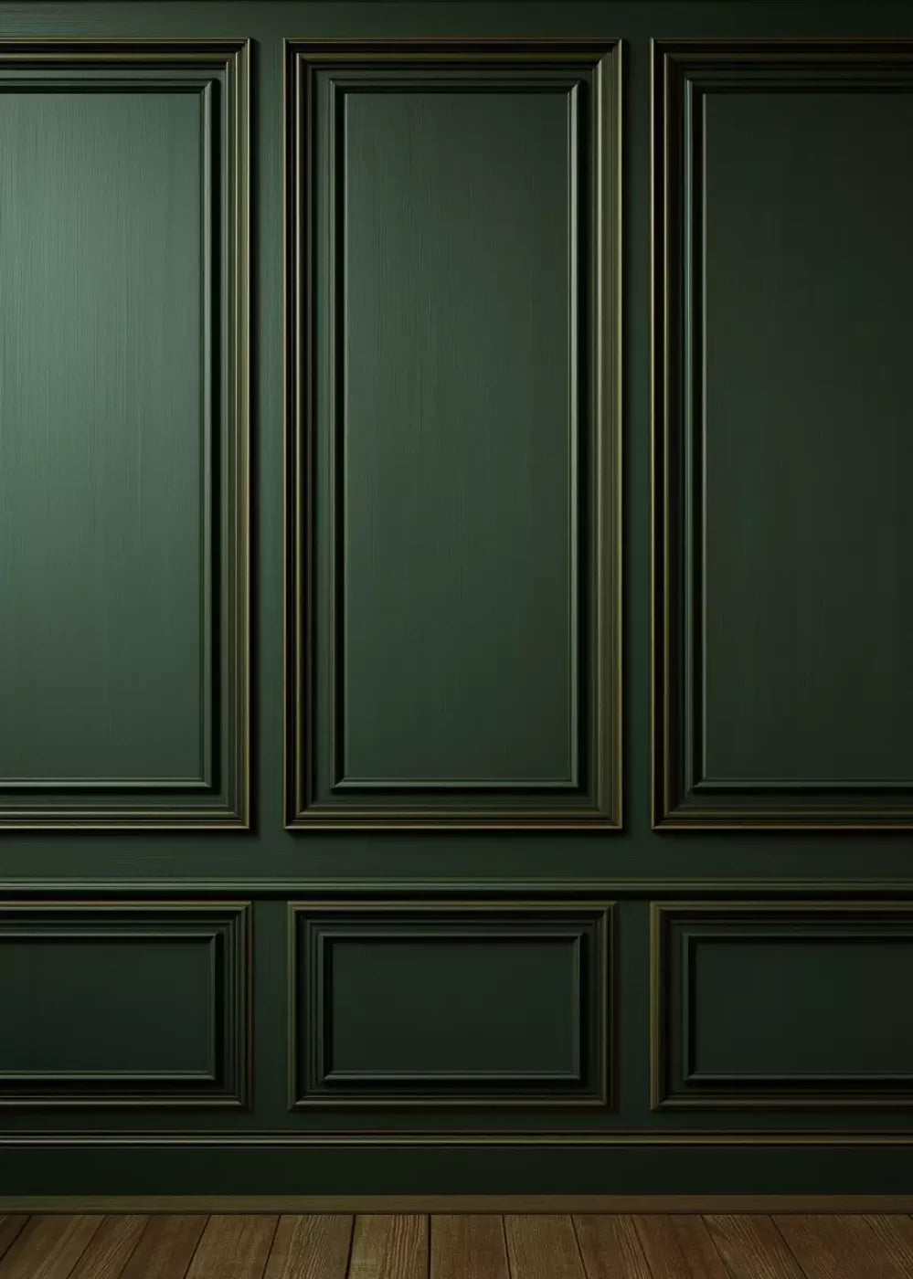 Green Panel Wall 3 5’X7’ Ultracloth (60 X 84 Inch) Backdrop