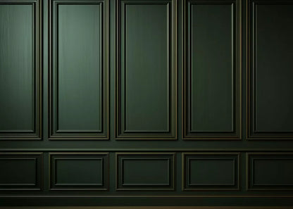 Green Panel Wall 3 7’X5’ Ultracloth (84 X 60 Inch) Backdrop