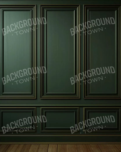 Green Panel Wall 3 8’X10’ Fleece (96 X 120 Inch) Backdrop