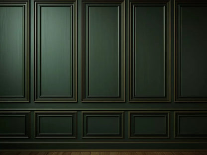 Green Panel Wall 3 8’X6’ Fleece (96 X 72 Inch) Backdrop