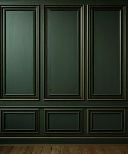 Green Panel Wall 3 10’X12’ Ultracloth (120 X 144 Inch) Backdrop