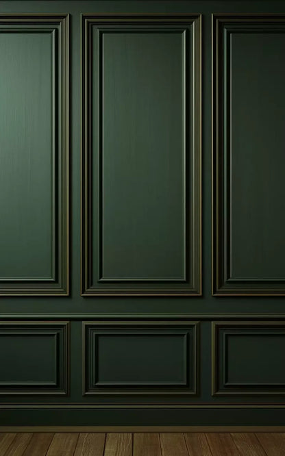 Green Panel Wall 3 10’X16’ Ultracloth (120 X 192 Inch) Backdrop