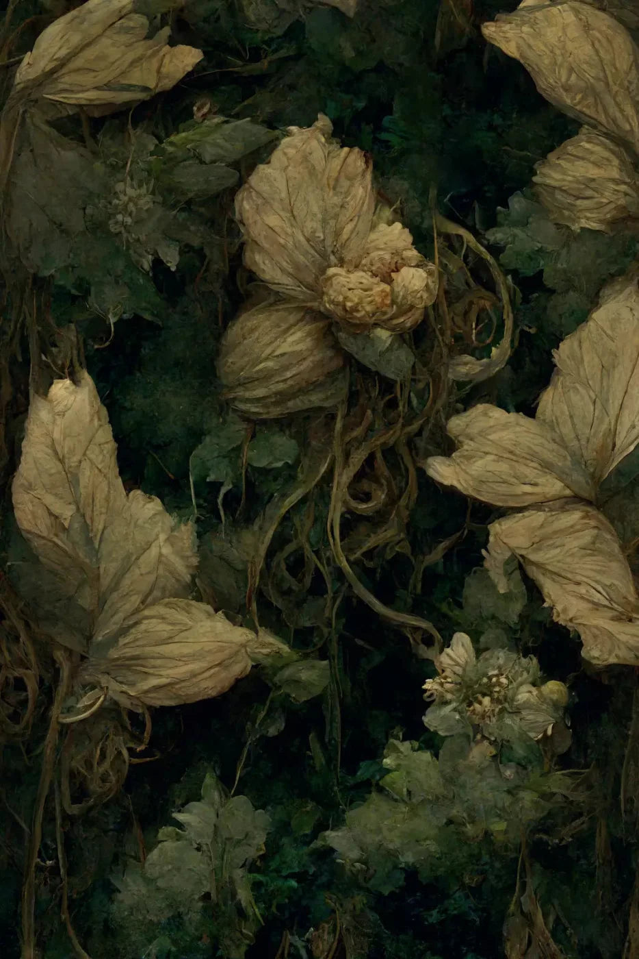 Green Reniassance 2 Backdrop